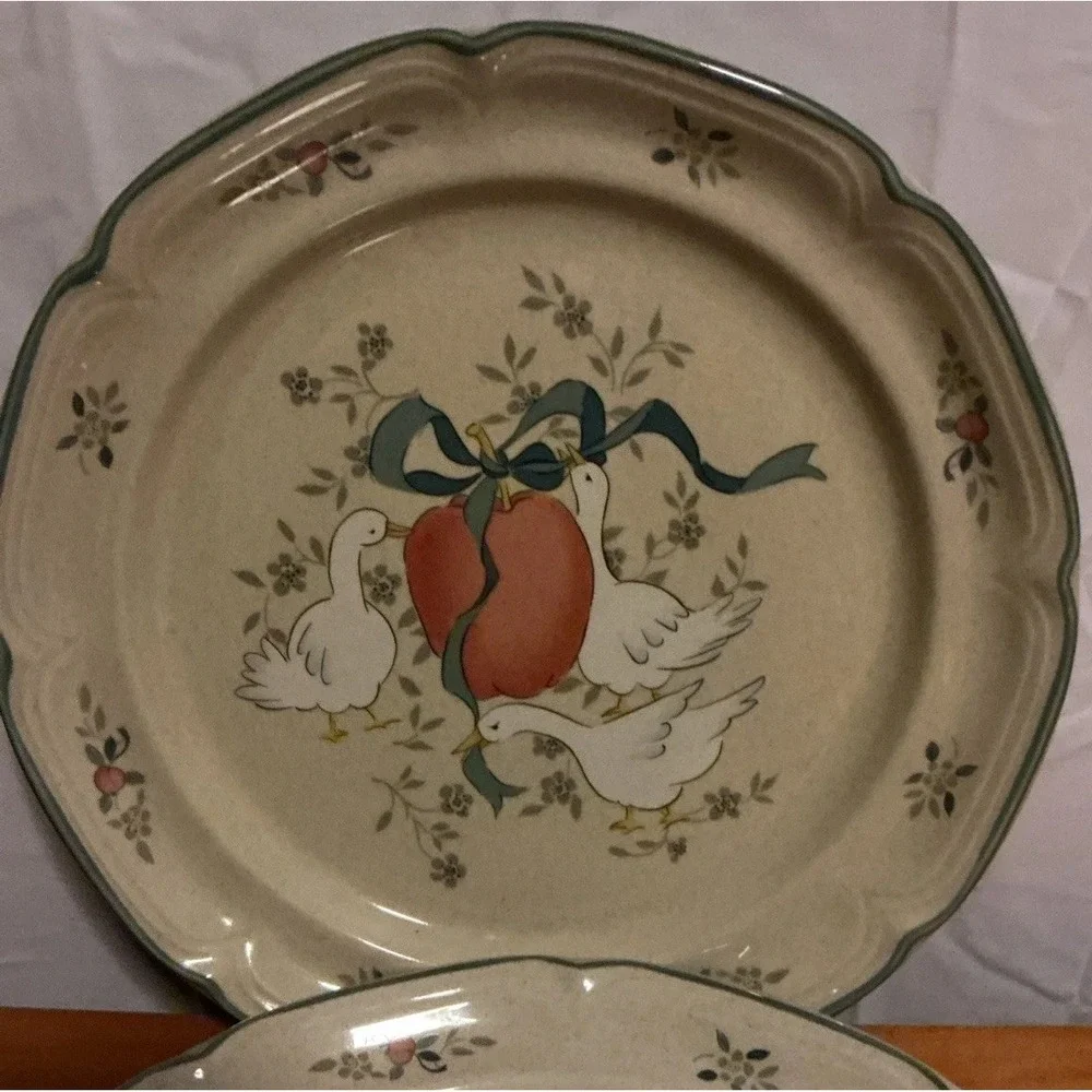 Vintage Marmalade Goose International Stoneware- Set Of 2  11